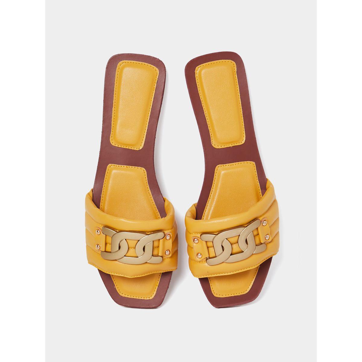صندل فلات بمقدمة مربعة-women-shoes-sandals-flats-image-6