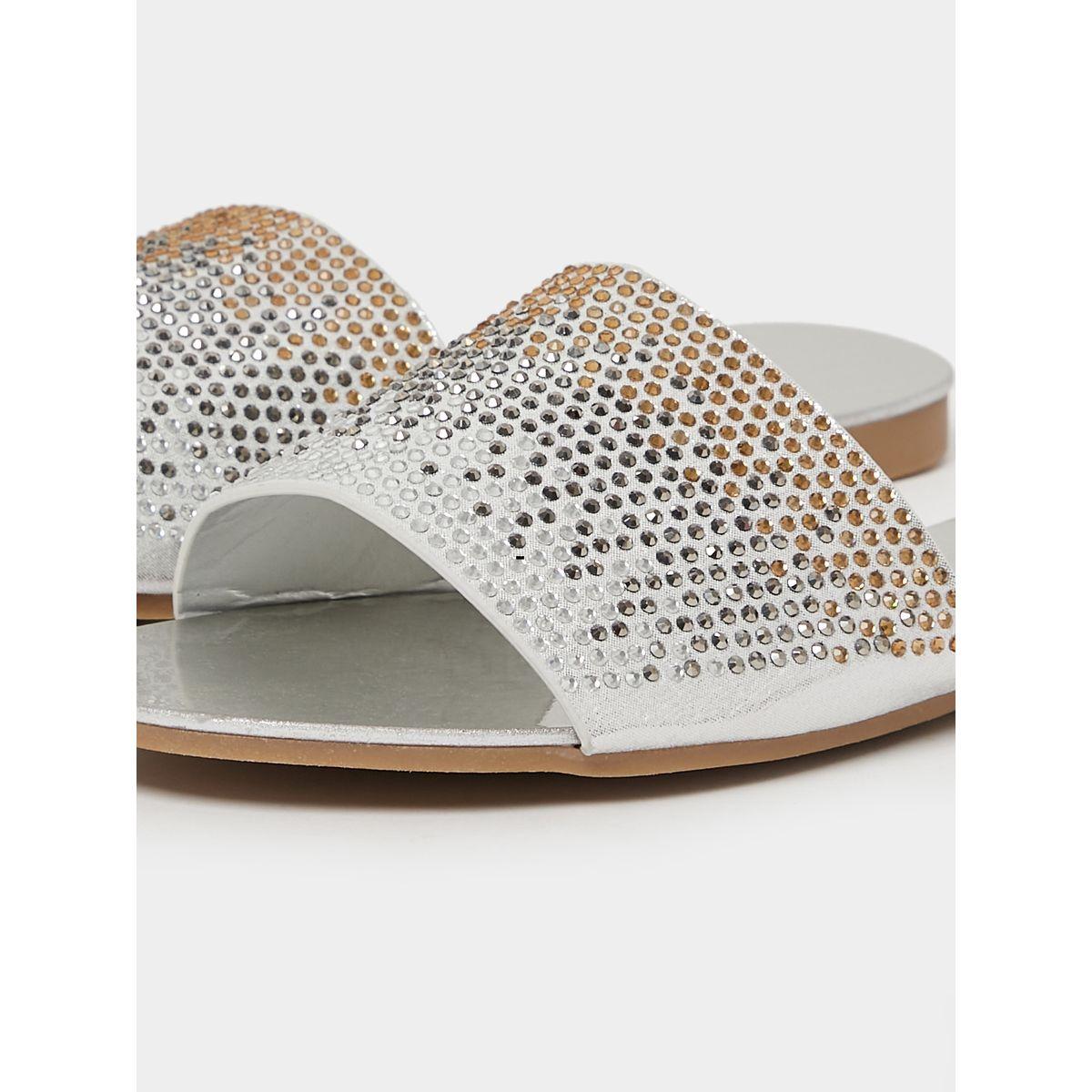 صندل فلات مزين بحجر الراين-women-shoes-sandals-flats-image-5