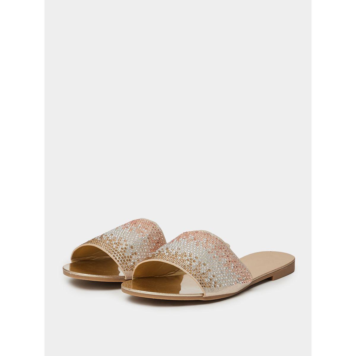 صندل فلات مزين بحجر الراين-women-shoes-sandals-flats-image-3