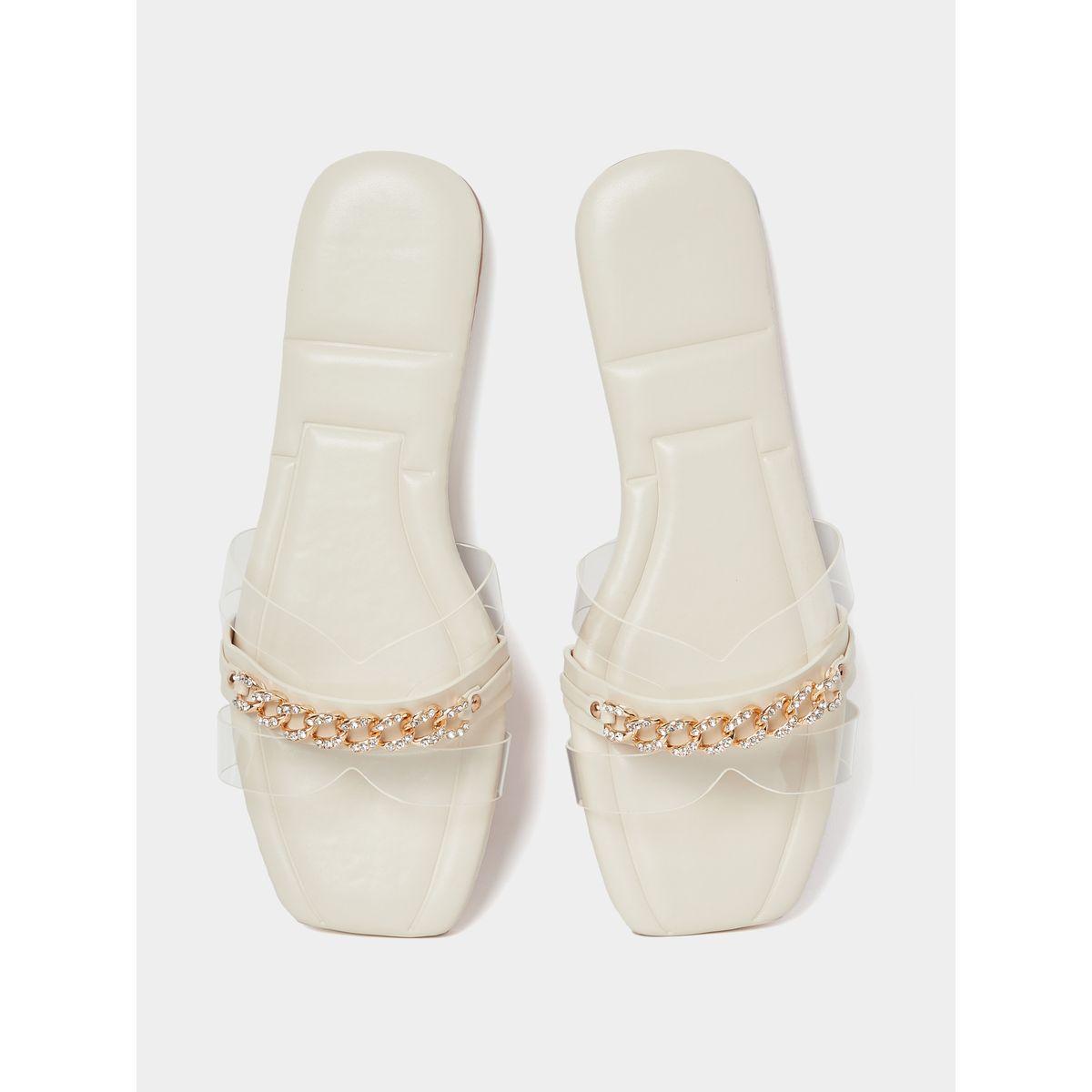 صندل فلات بسير شفاف-women-shoes-sandals-flats-image-6