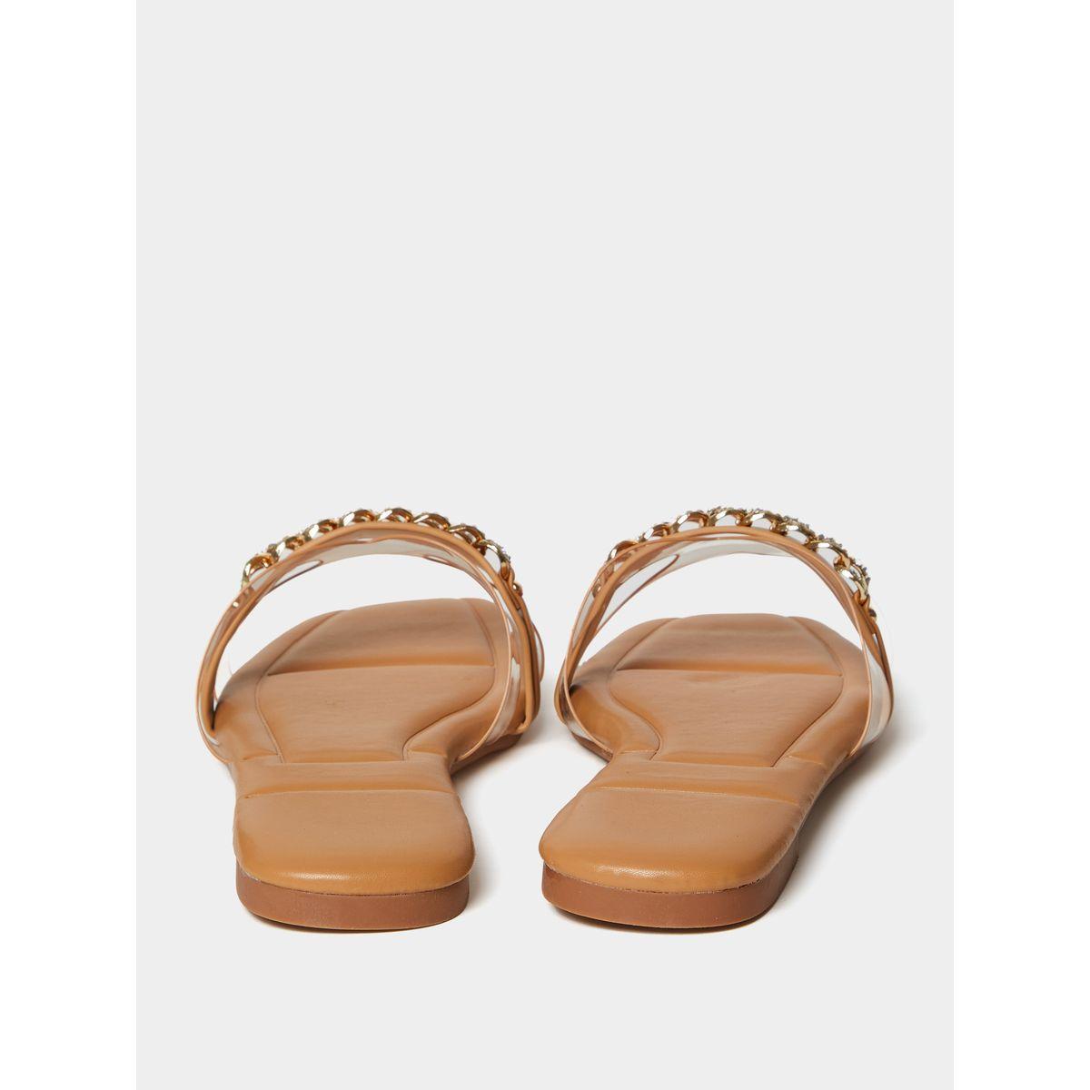 صندل فلات بسير شفاف-women-shoes-sandals-flats-image-4