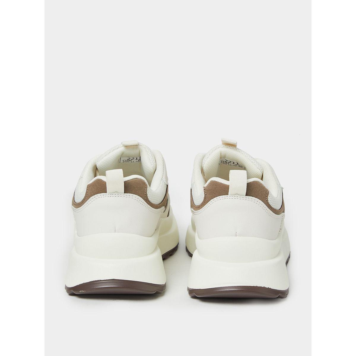 Styli Lace Up Detail Chunky Bottom Sneakers-women-shoes-sneakers-image-4