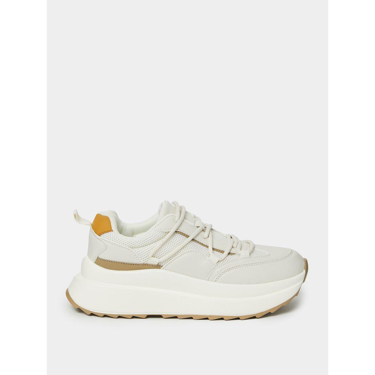 Styli Lace Up Detail Chunky Bottom Sneakers-women-shoes-sneakers-image-1