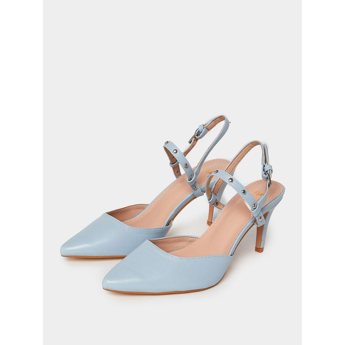 Styli Studded Quarter Strap Pumps-women-shoes-heels-image-3