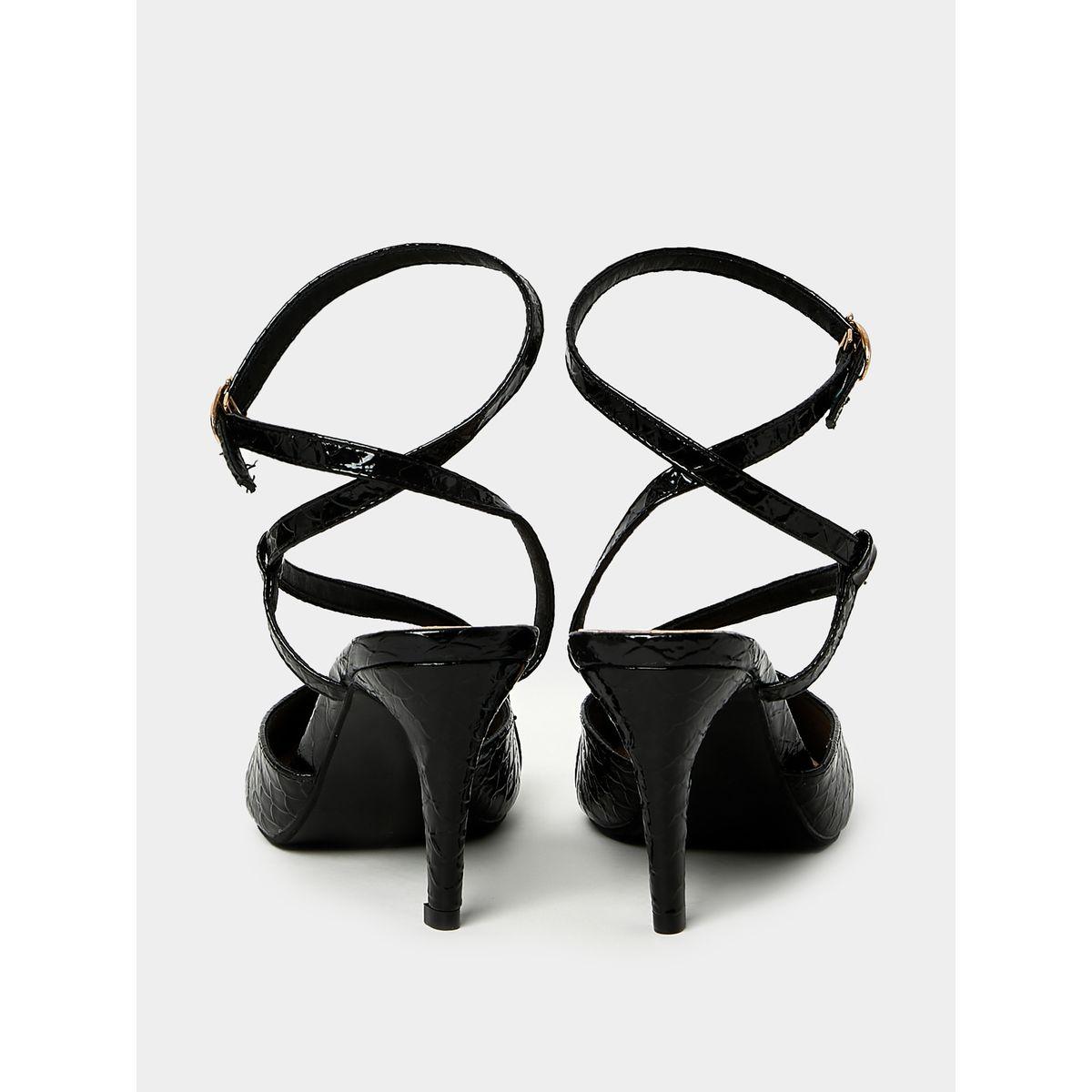 Styli Y-Strap Textured High Heel Pumps-women-shoes-heels-image-4