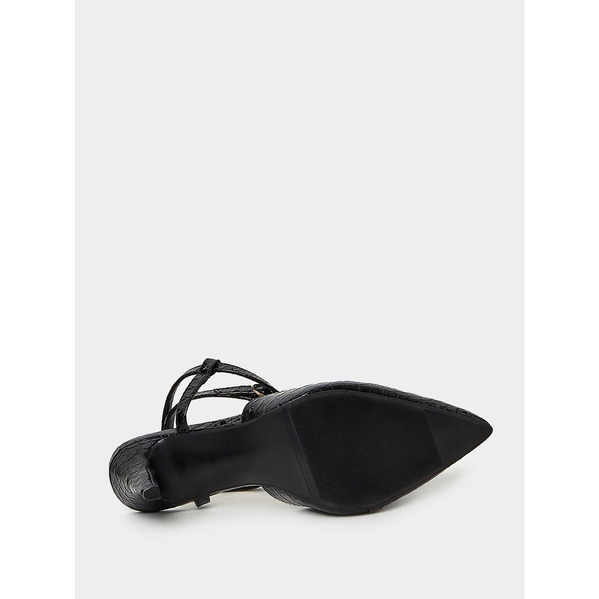 Styli Y-Strap Textured High Heel Pumps-women-shoes-heels-image-7