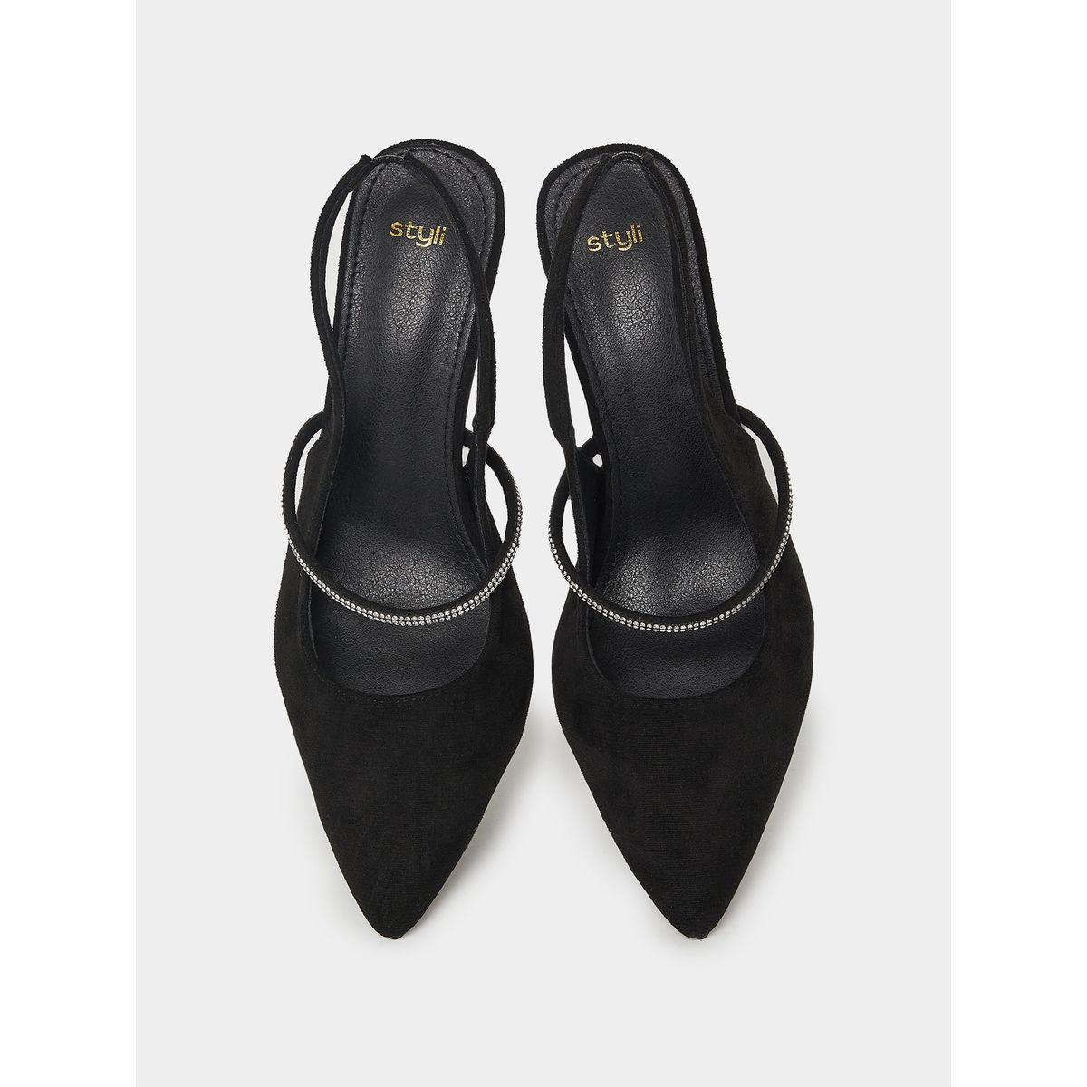 Styli Rhinestone Detail Quarter Strap Pumps-women-shoes-heels-image-6