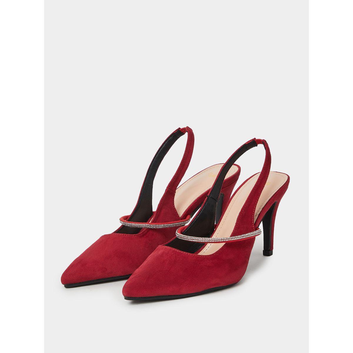 Styli Rhinestone Detail Quarter Strap Pumps-women-shoes-heels-image-3