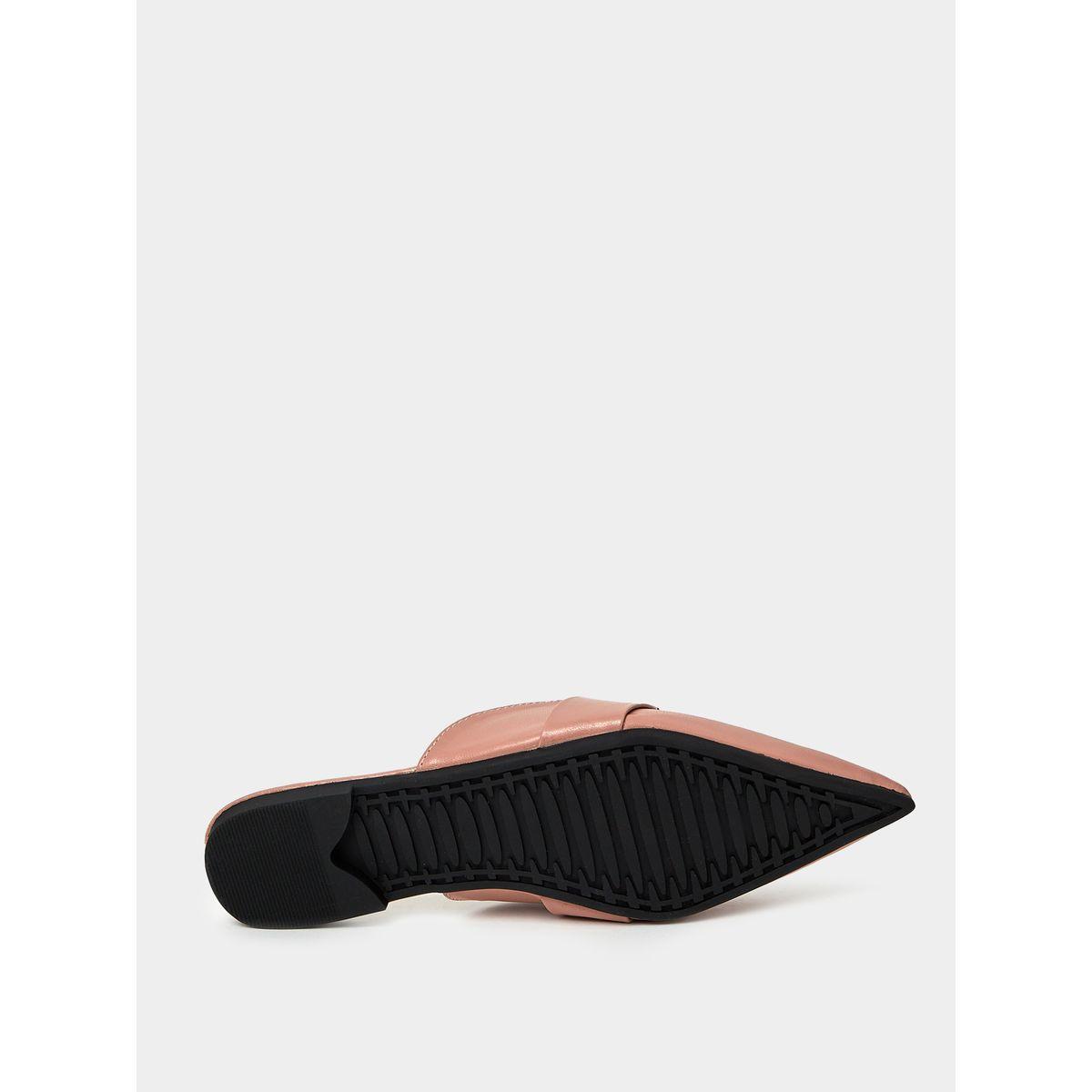 Styli Gem Detail Pointed Toe Flat Mules-women-shoes-loafersandmoccasins-image-7