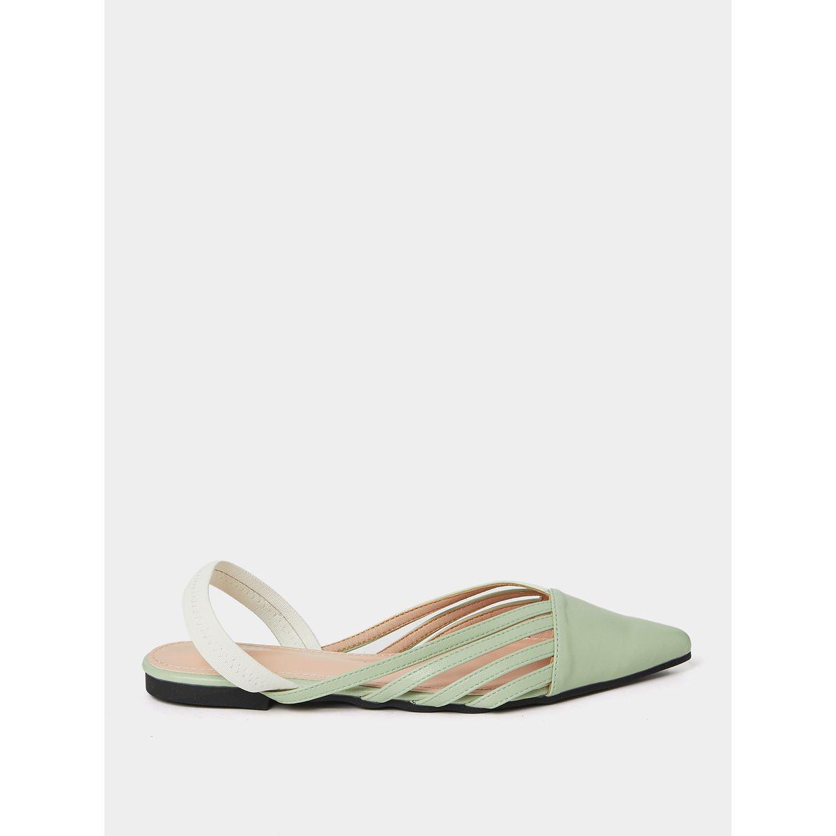 Styli Cut-Out Detail Slingback Flat Sandals-women-shoes-loafersandmoccasins-image-1