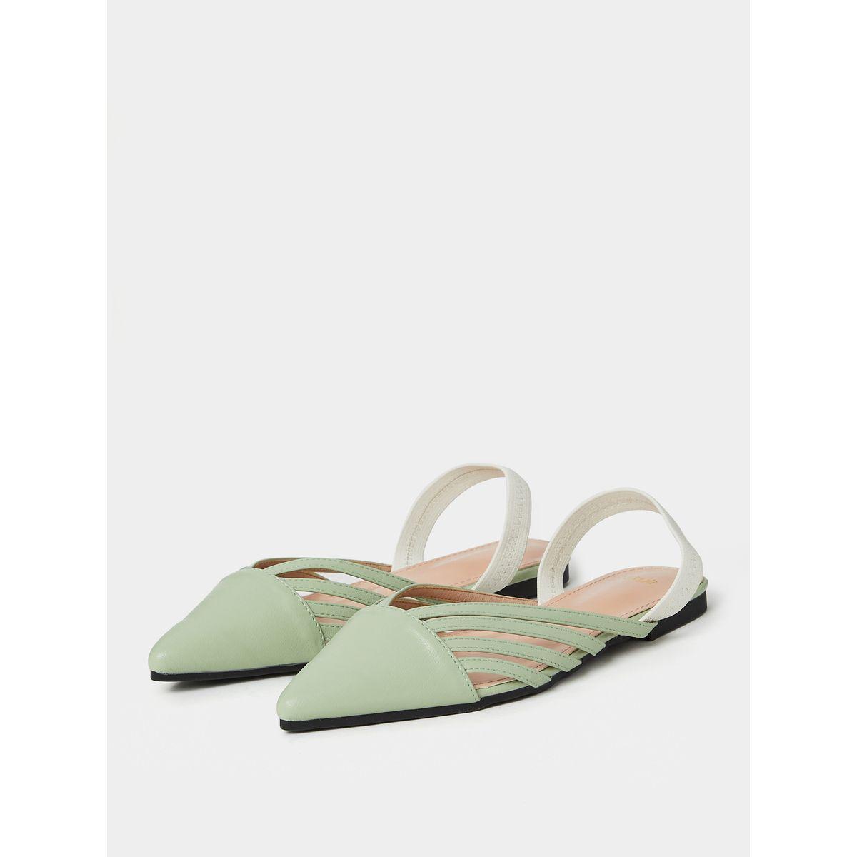 Styli Cut-Out Detail Slingback Flat Sandals-women-shoes-loafersandmoccasins-image-3