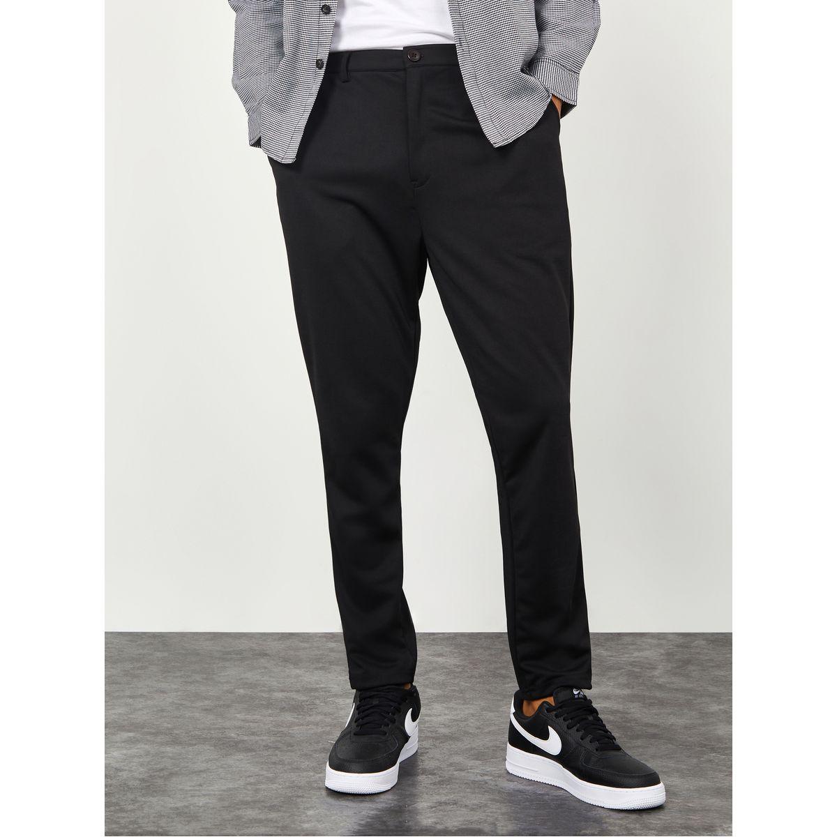 Styli Solid Slim Fit Knitted Trouser-men-clothing-bottoms-trousersandchinos-trousers-image-1