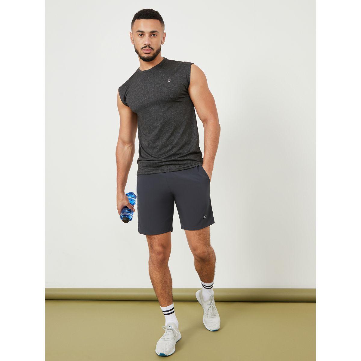 Styli Active Running Dry Fit Woven Shorts-sports-men-clothing-bottoms-image-2