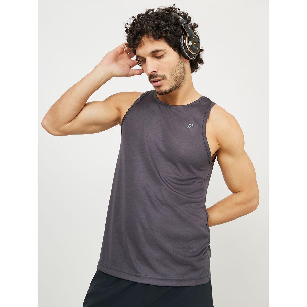 Styli Active Regular Dry Fit Running Tank with Logo Detail-men-clothing-sportswearandactivewear-tshirtsandpolos-image-1