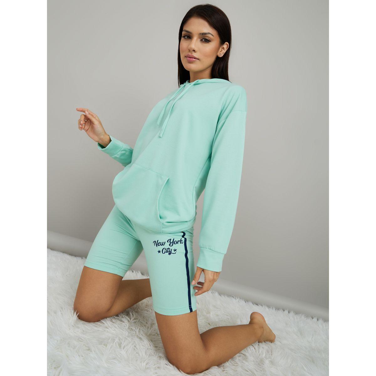Styli Unwind Athletic Back Graphic Pocket Hoodie & Cycling Short Lounge Set-women-clothing-coordsets-image-1
