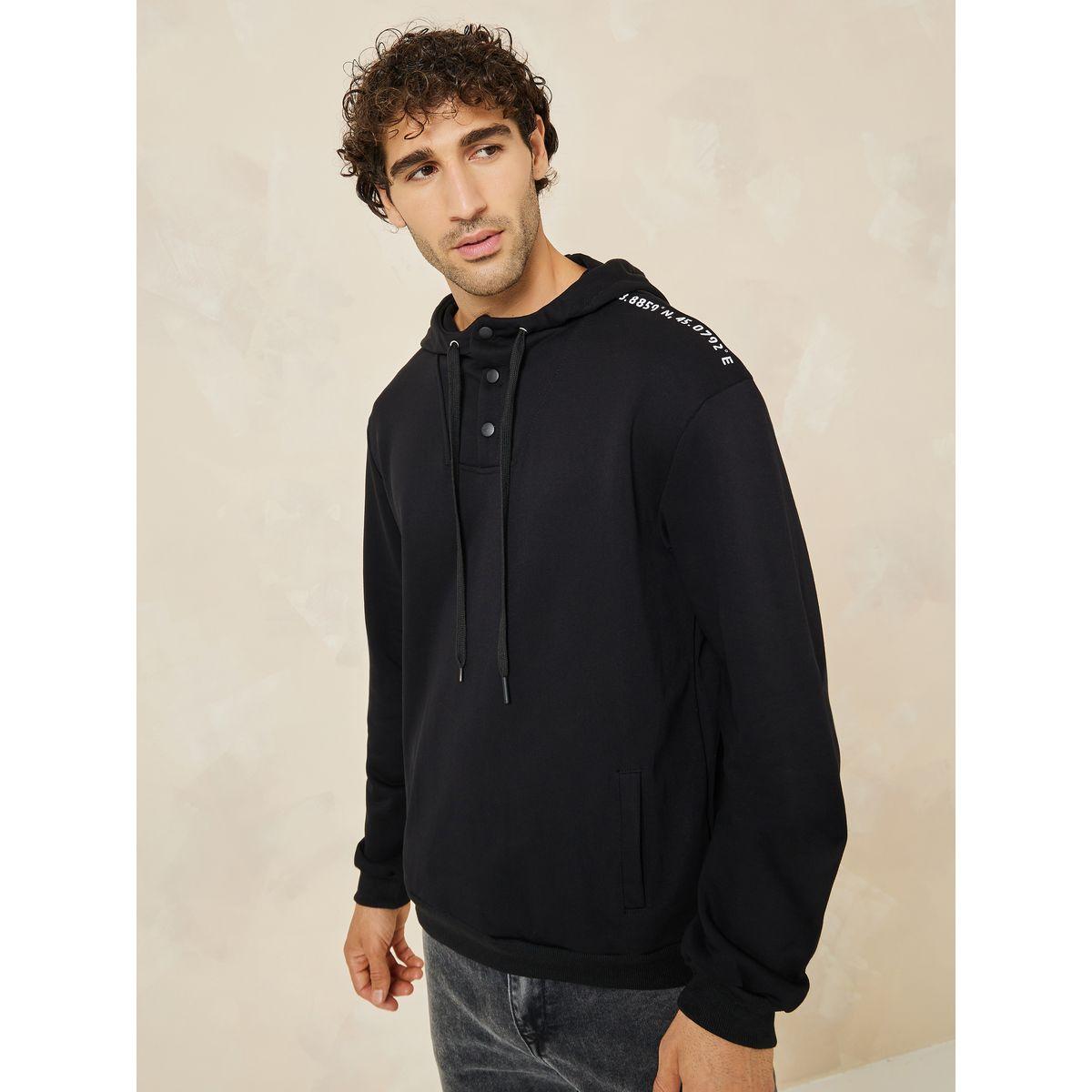 Styli Limited Oversized Premium Terry Button Hoodie with Back Print-men-winterwear-hoodiesandsweatshirts-image-2