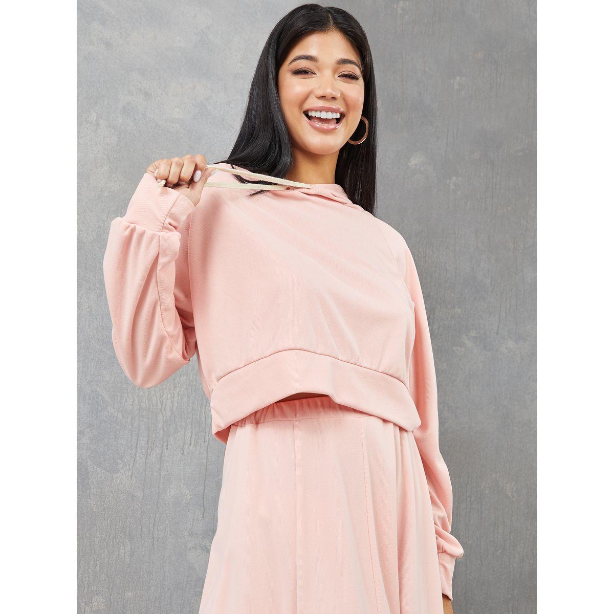 طقم من ( تنورة ميدي + هودي )-women-clothing-coordsets-image-2