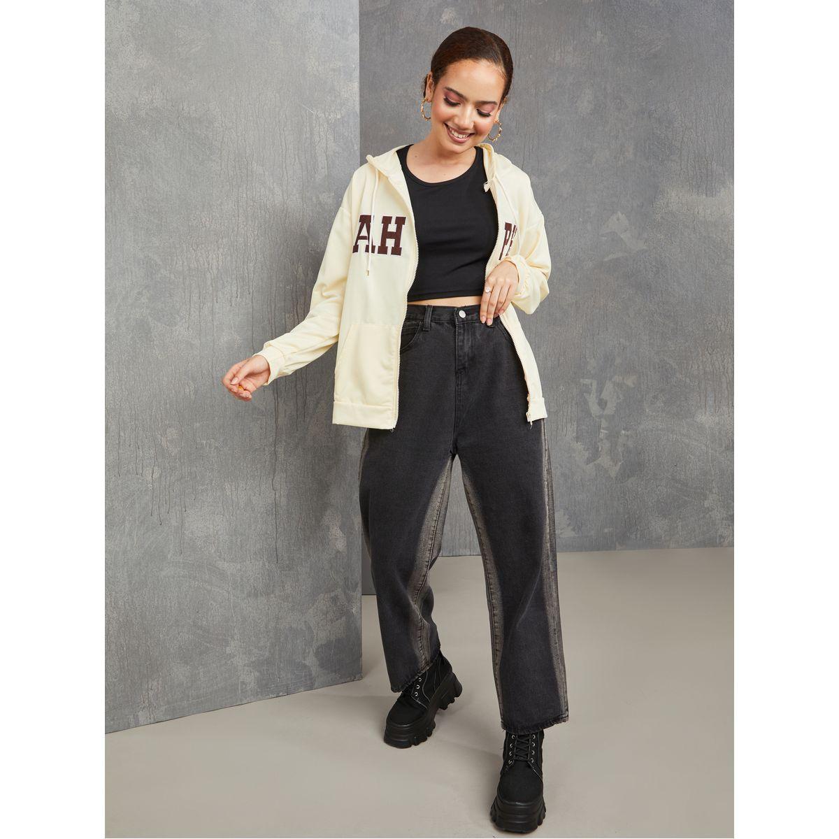 هودي باكمام طويلة وسحاب غلق-women-winterwear-hoodiesandsweatshirts-hoodies-image-2