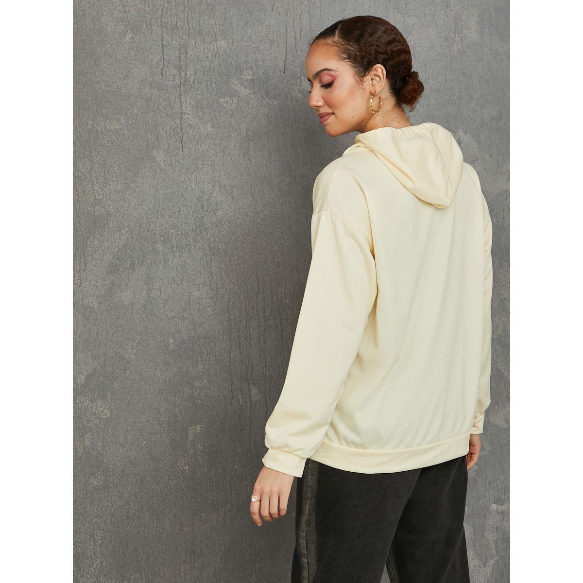 هودي باكمام طويلة وسحاب غلق-women-winterwear-hoodiesandsweatshirts-hoodies-image-5