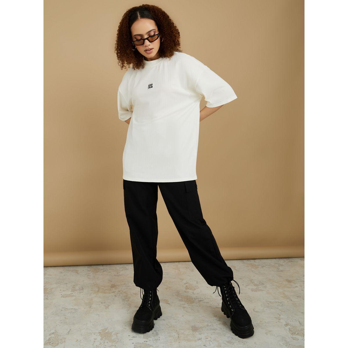 تيشيرت بقصة واسعة واكمام قصيرة-women-clothing-tshirts-image-2