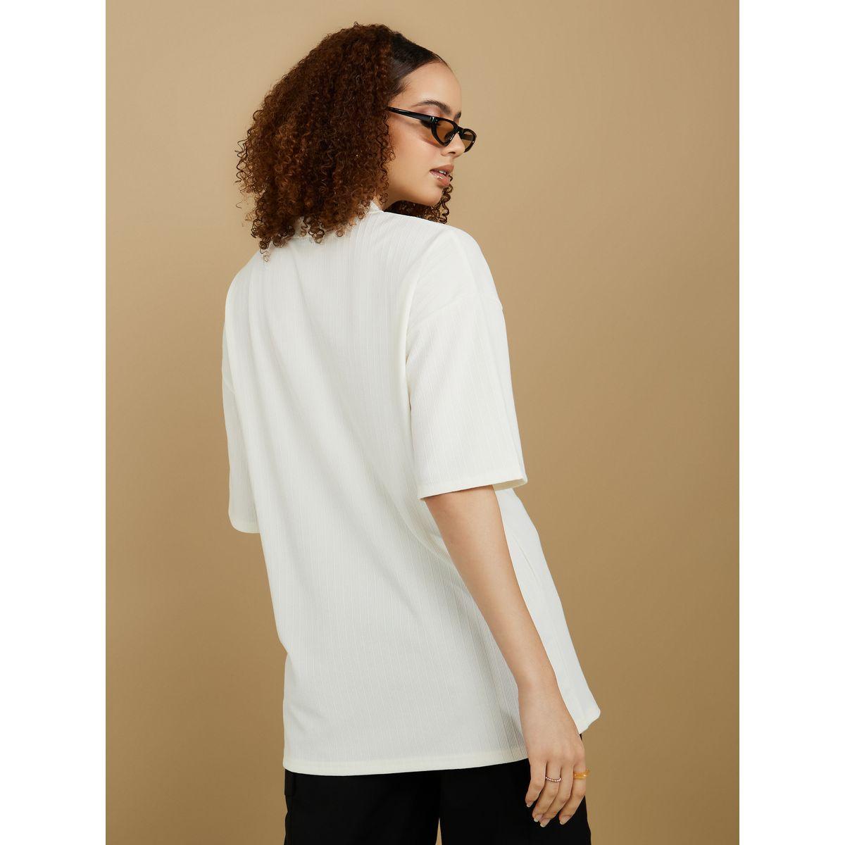تيشيرت بقصة واسعة واكمام قصيرة-women-clothing-tshirts-image-4