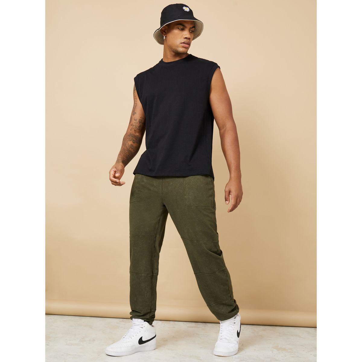 Styli Cut and Sew Panel Acid Wash Relaxed Fit Jogger-men-clothing-bottoms-joggers-image-2