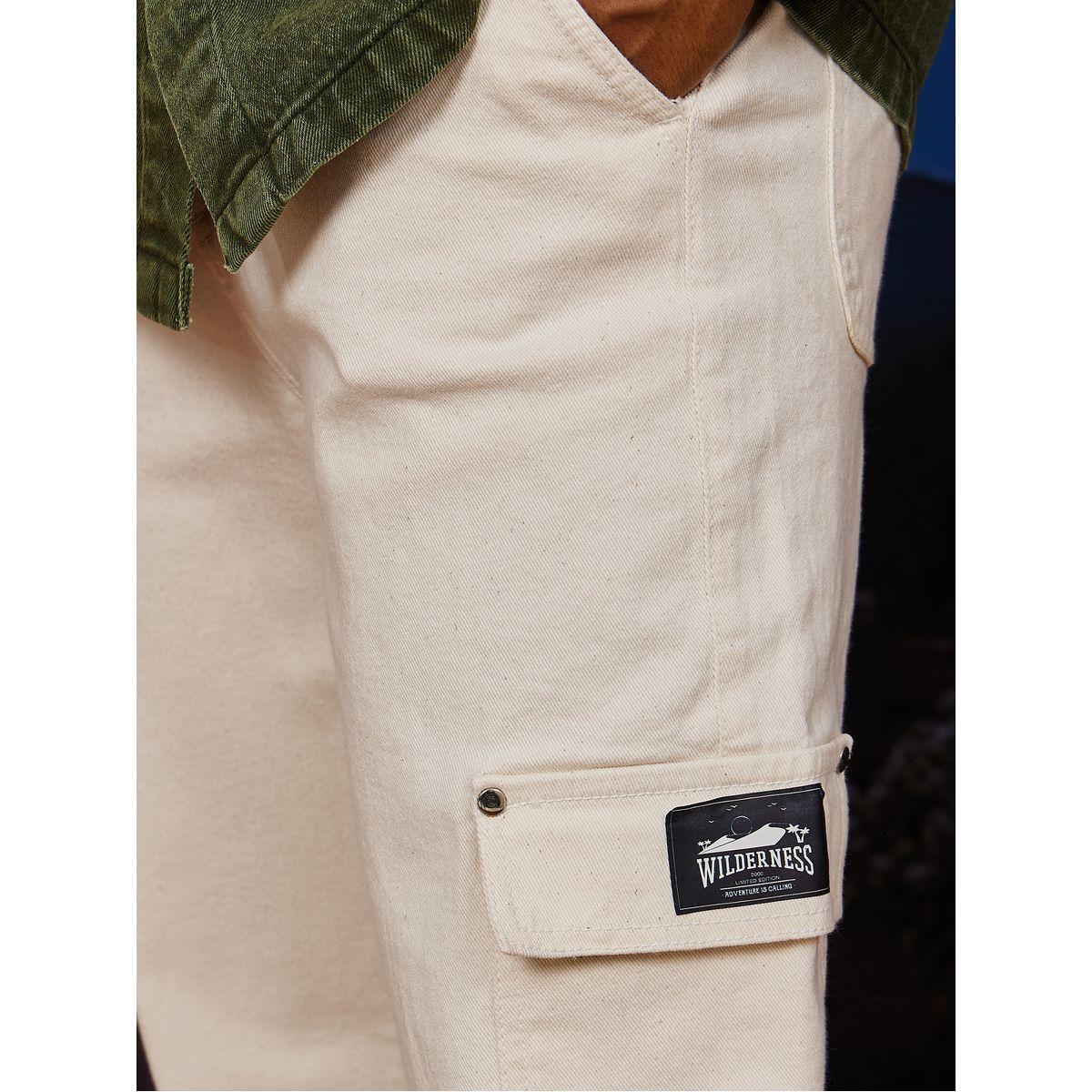 Styli Limited Denim Twill Cargo Pants with Patch Label Detail-men-clothing-bottoms-trousersandchinos-trousers-image-3