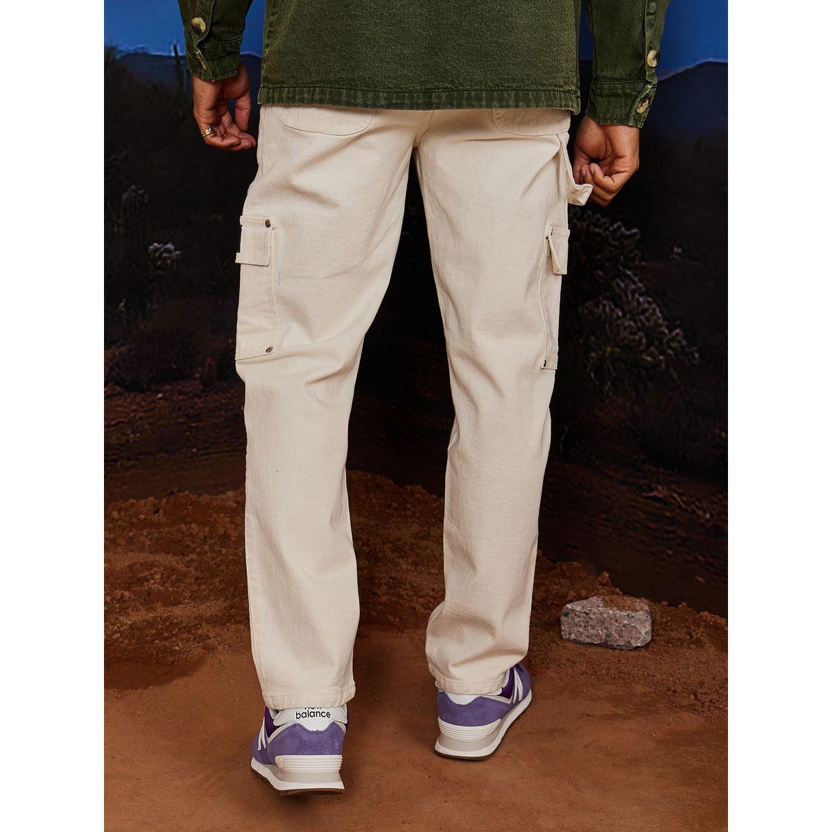 Styli Limited Denim Twill Cargo Pants with Patch Label Detail-men-clothing-bottoms-trousersandchinos-trousers-image-4