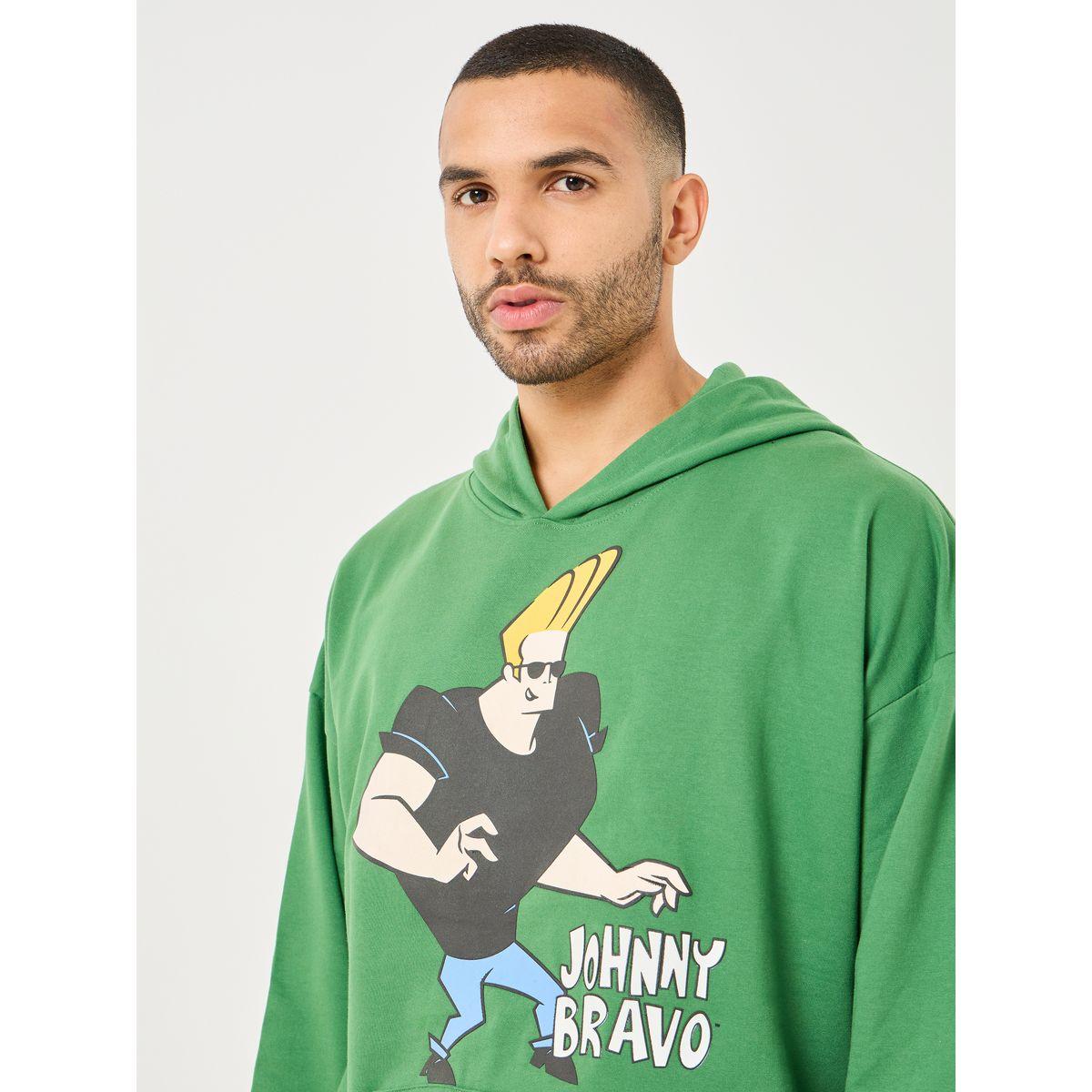 Styli Johnny Bravo Graphic Print Oversized Hoodie-men-winterwear-hoodiesandsweatshirts-image-4