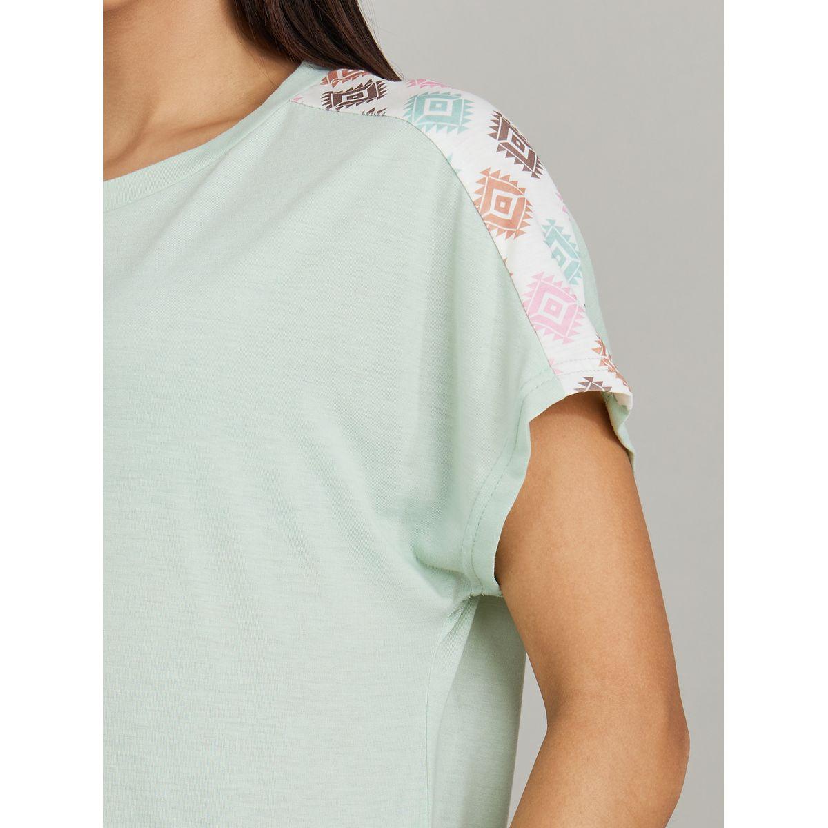 طقم بيجاما من ( تيشيرت + بنطال )-women-clothing-nightwear-pyjamas-longsets-image-4