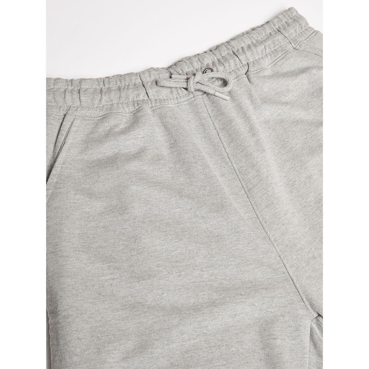 Styli Men Grey Plain Thigh Placement print Oversize fit Joggers-men-clothing-bottoms-joggers-image-8