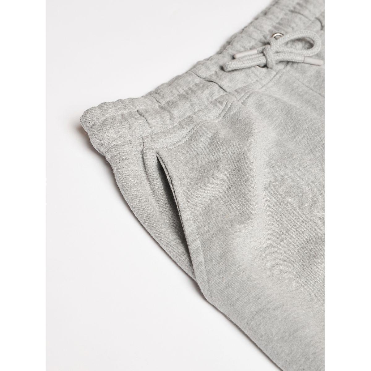 Styli Men Grey Plain Thigh Placement print Oversize fit Joggers-men-clothing-bottoms-joggers-image-9