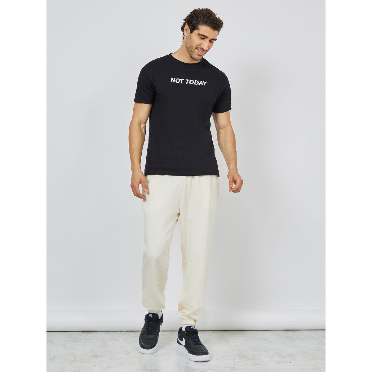 جوغر تيري فرينش سادة بقصة مريحة-men-clothing-bottoms-joggers-image-2