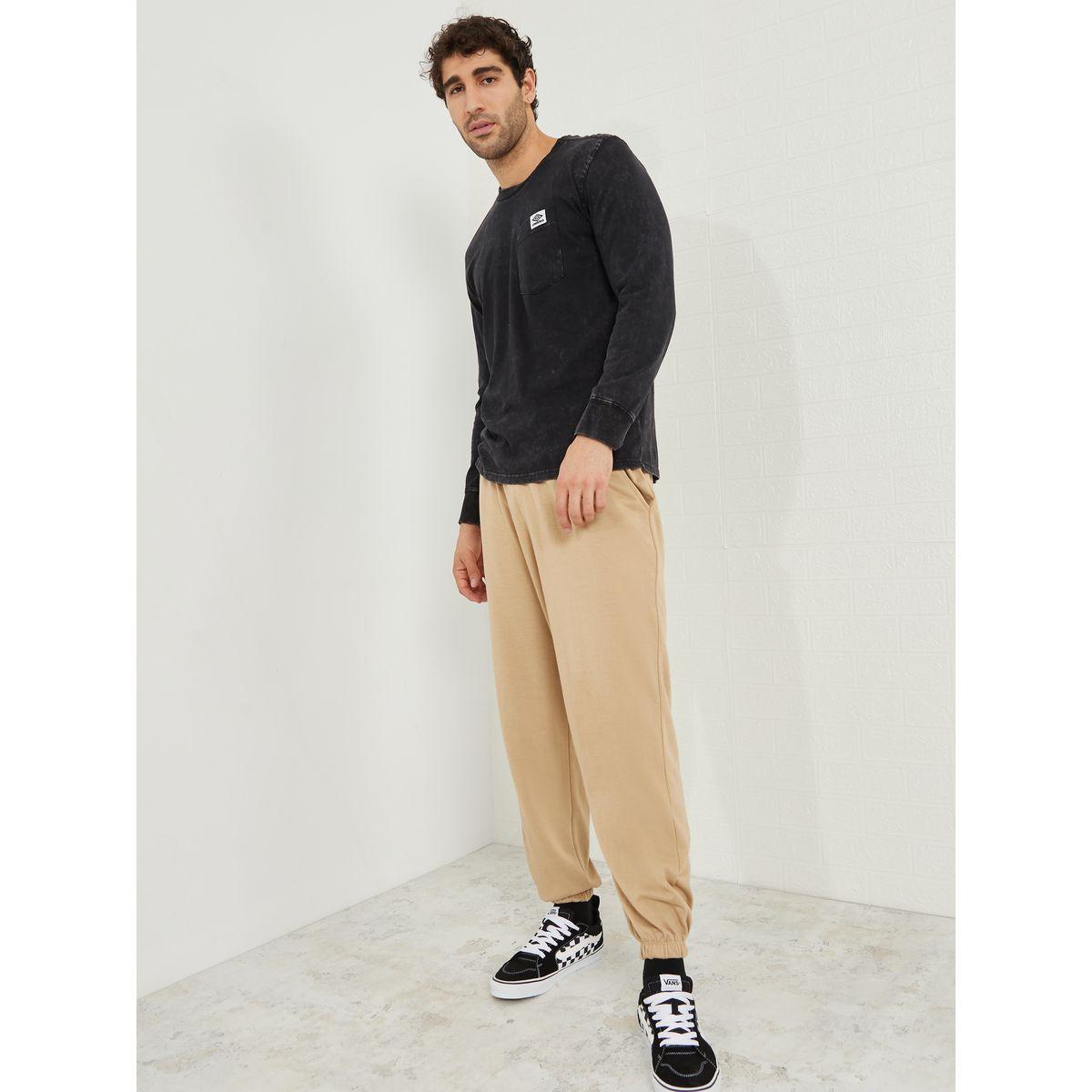Styli Oversized Fit Elasticated Cuff Jogger-men-clothing-bottoms-joggers-image-2