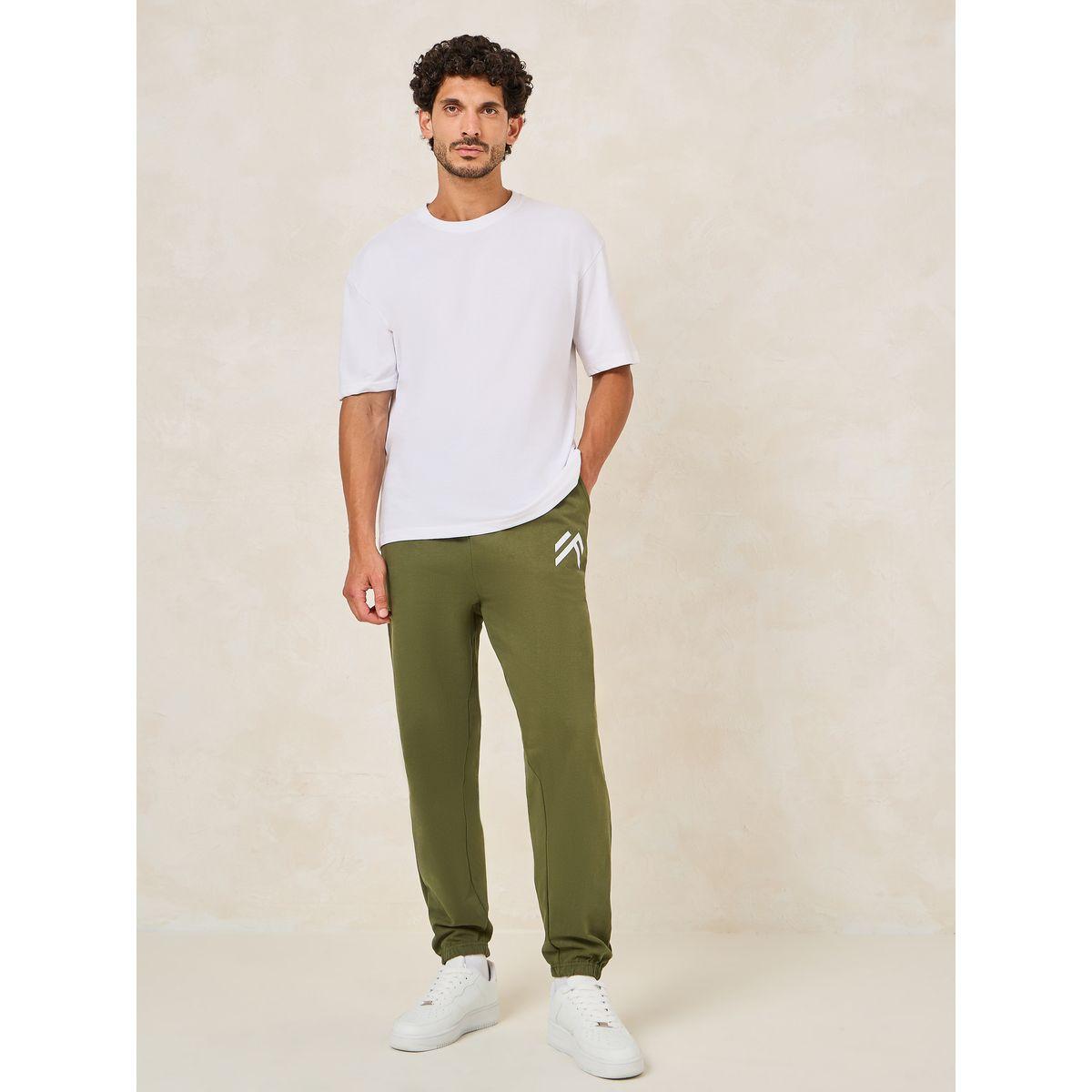 جوغر فضفاض بطبعة ناعمة مع حافة مطاطية-men-clothing-bottoms-joggers-image-2