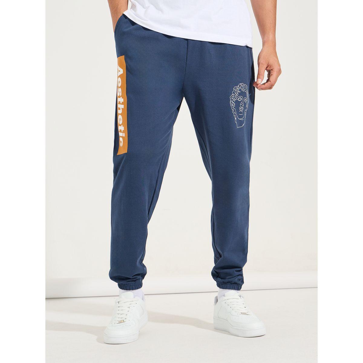 Styli Oversized Fit Varsity Print Joggers-men-clothing-bottoms-joggers-image-1