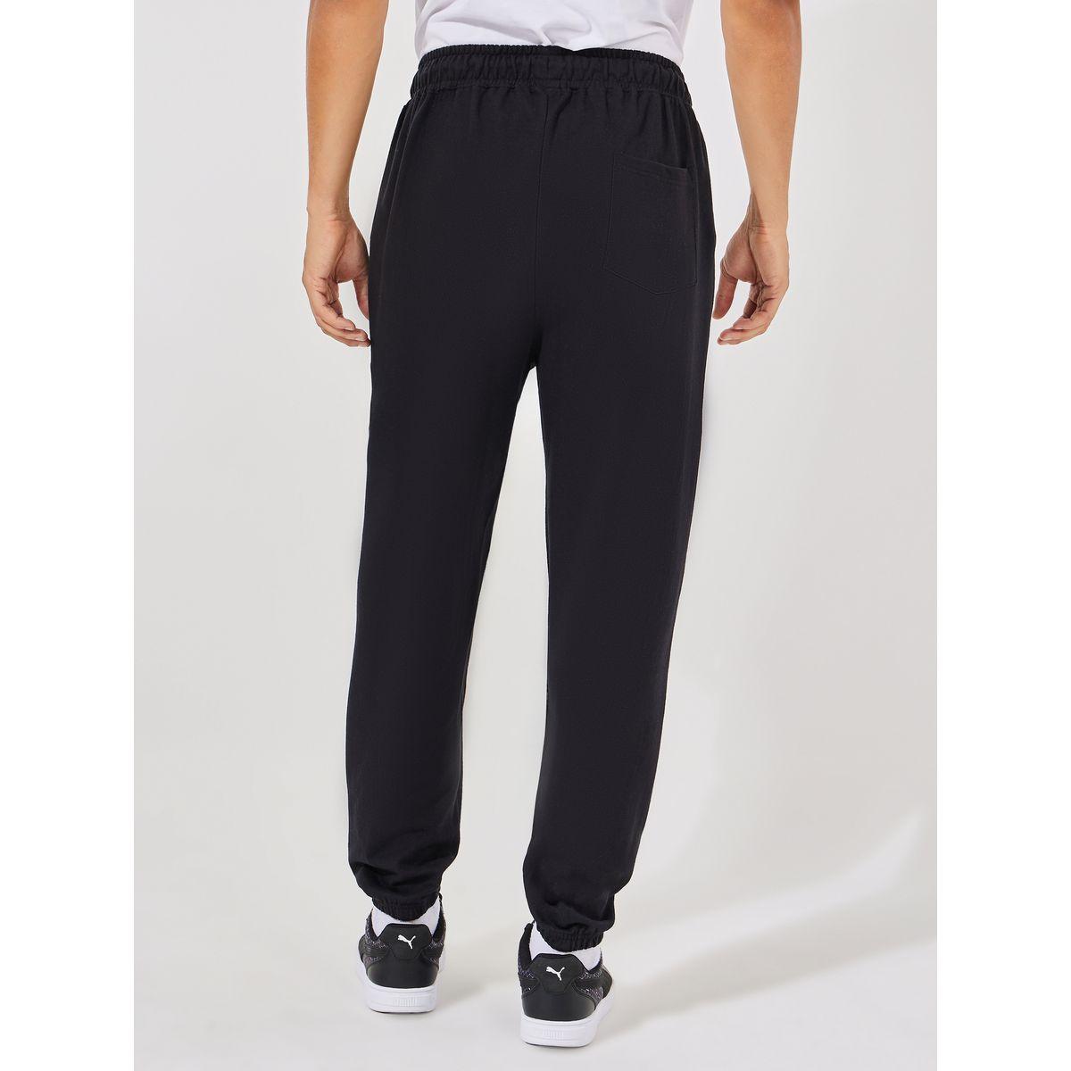 Styli Oversized Varsity Print Joggers with Elasticated Hem-men-clothing-bottoms-joggers-image-5