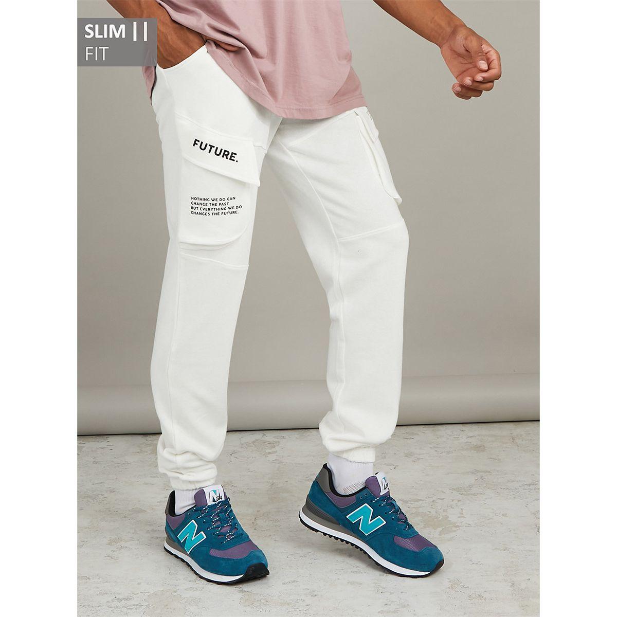 Styli Slim Fit Cargo Jogger with Elasticated Hem-men-clothing-bottoms-joggers-image-1