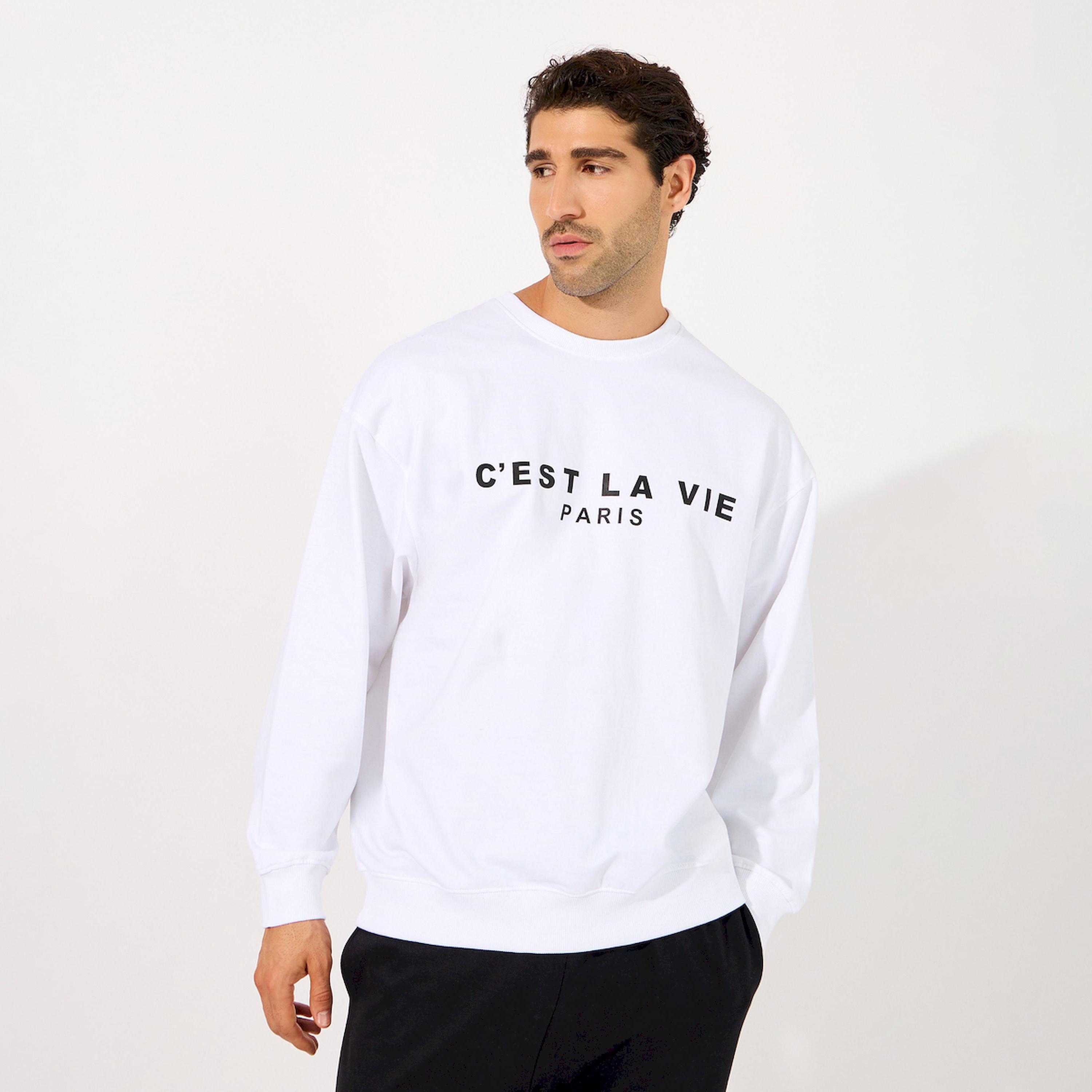 Styli Text Print Detail Boxy Fit Sweatshirt-men-winterwear-hoodiesandsweatshirts-image-1