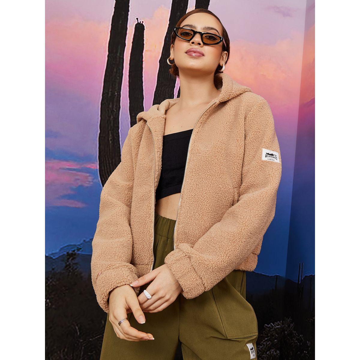 جاكيت تيدي بسحاب غلق وقلنسوة-women-winterwear-coatsandjackets-jackets-image-1