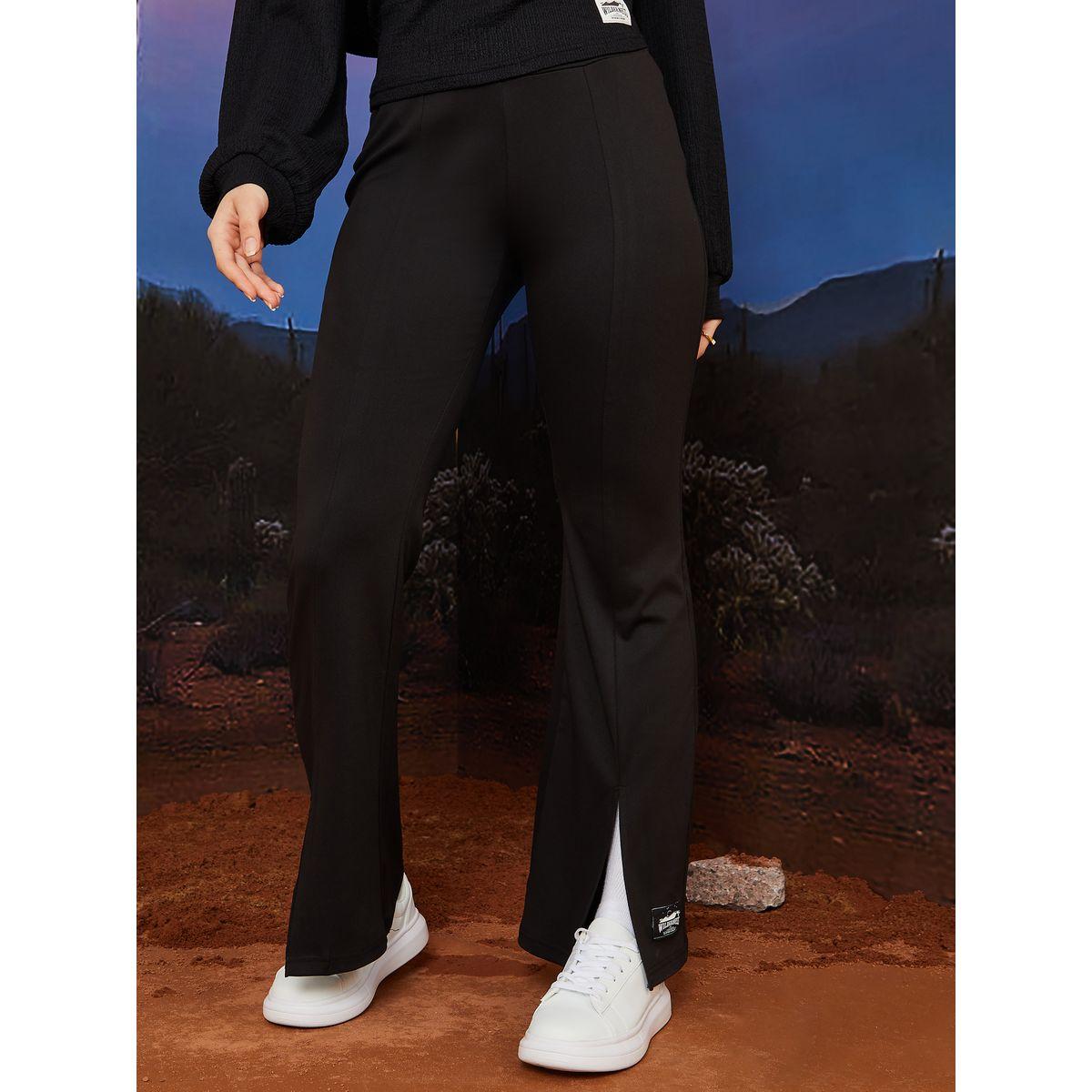 ليقنز مزين بشق وتداخلات مدروزة-women-clothing-bottoms-leggings-image-1