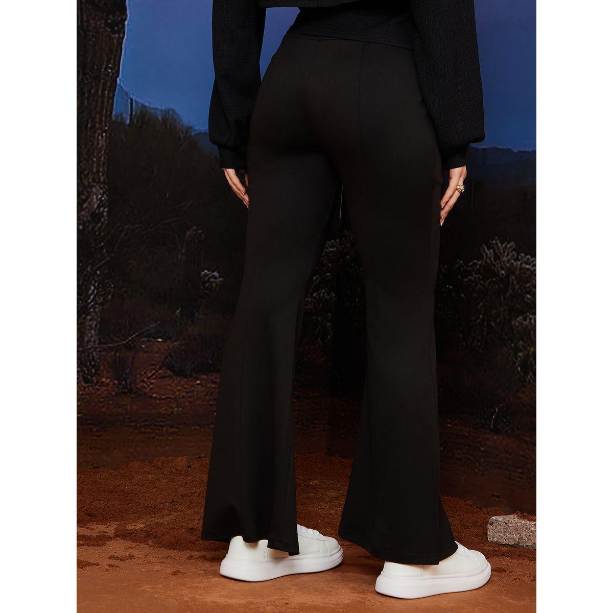 ليقنز مزين بشق وتداخلات مدروزة-women-clothing-bottoms-leggings-image-4