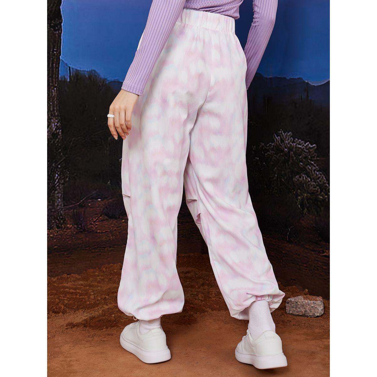 Styli Limited Tie & Dye Print Parachute Jogger with Toggle Detail-women-clothing-bottoms-joggers-image-4