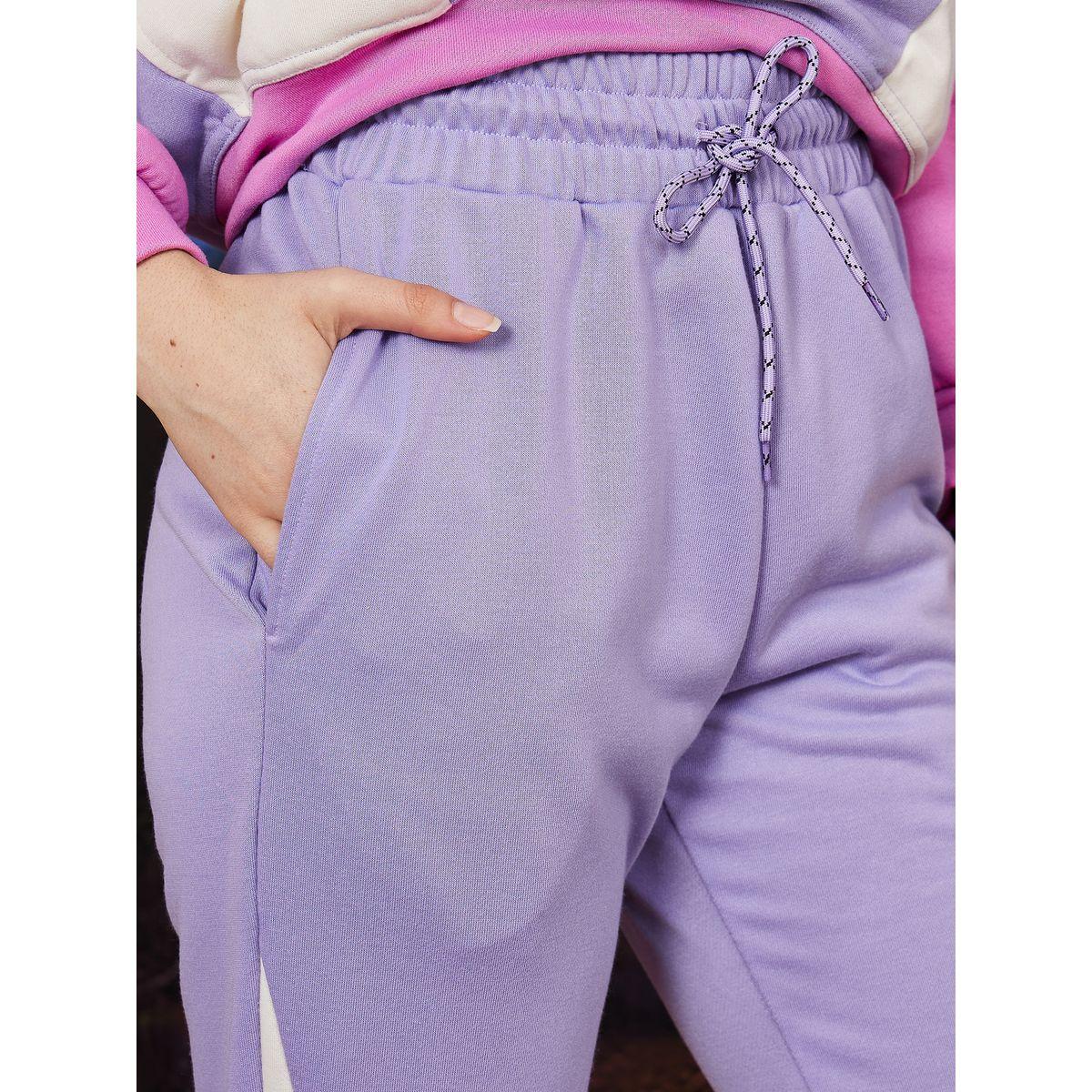 جوغر بنمط كتل الالوان مع أربطة-women-clothing-bottoms-joggers-image-3