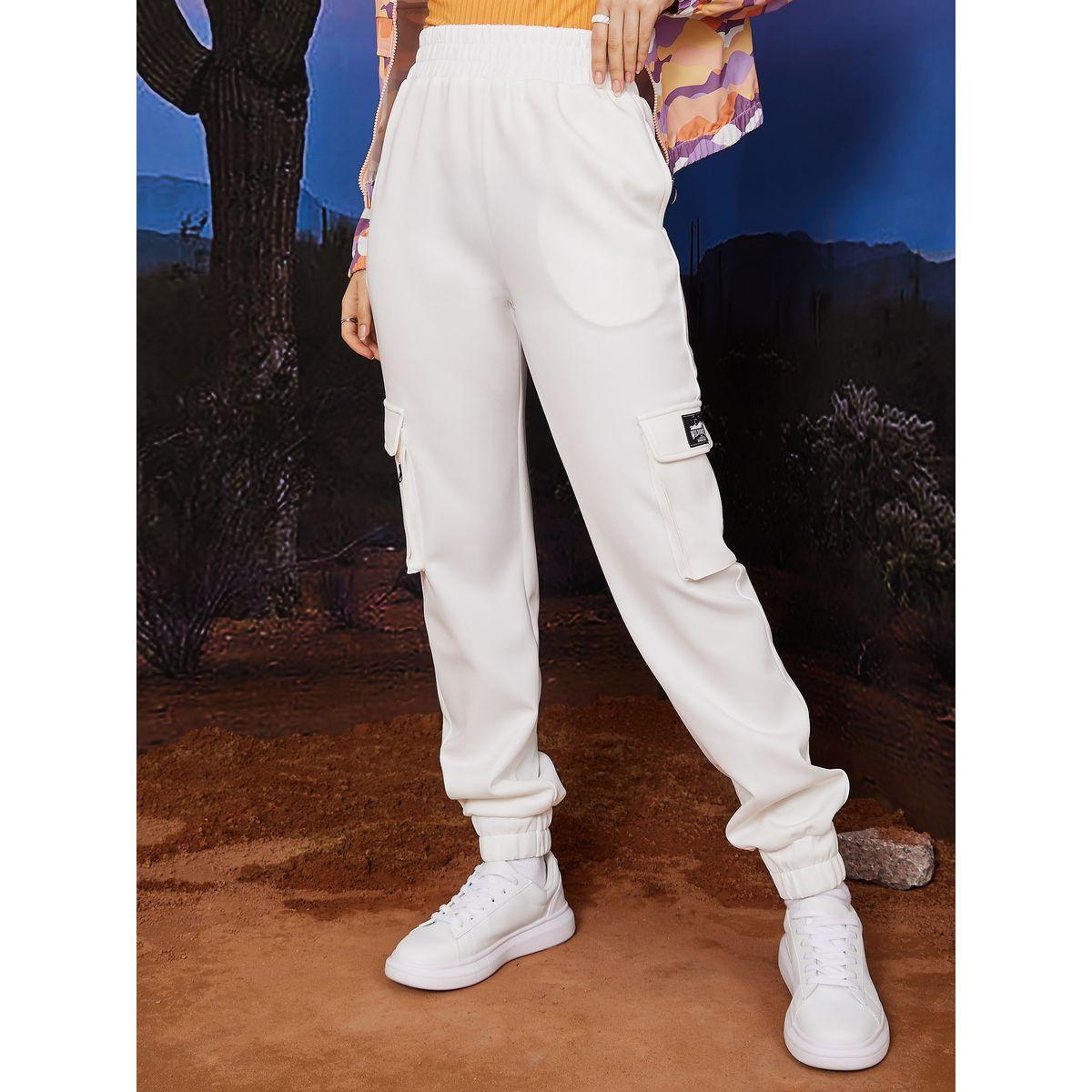بنطال كارجو بحواف مكبلة-women-clothing-bottoms-trousers-image-1
