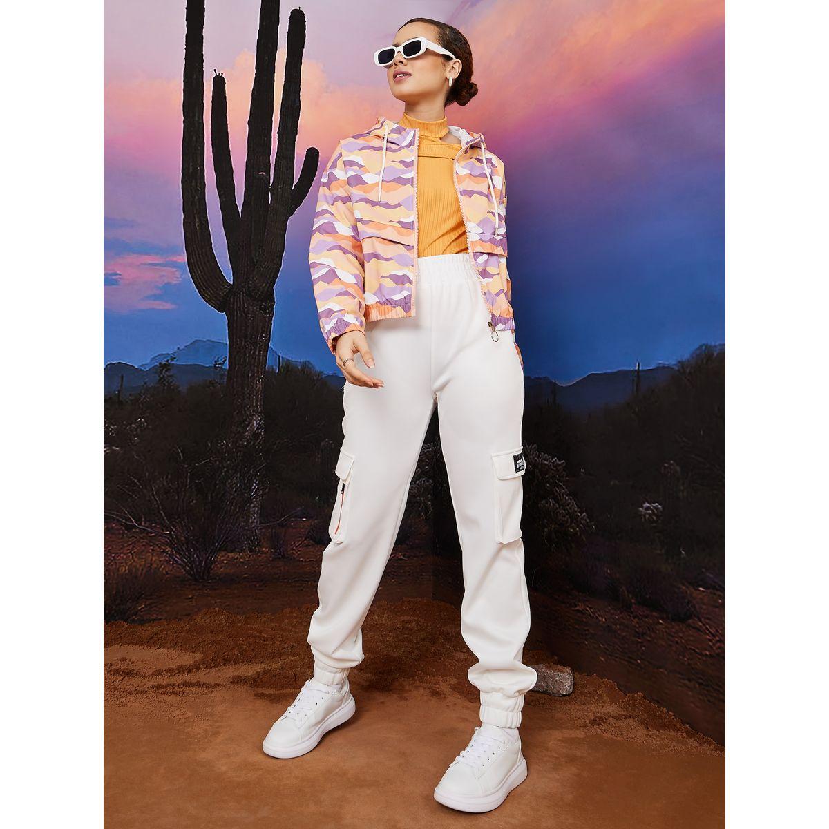 Styli Limited Abstract Landscape Print Hooded Jacket-women-winterwear-coatsandjackets-jackets-image-2