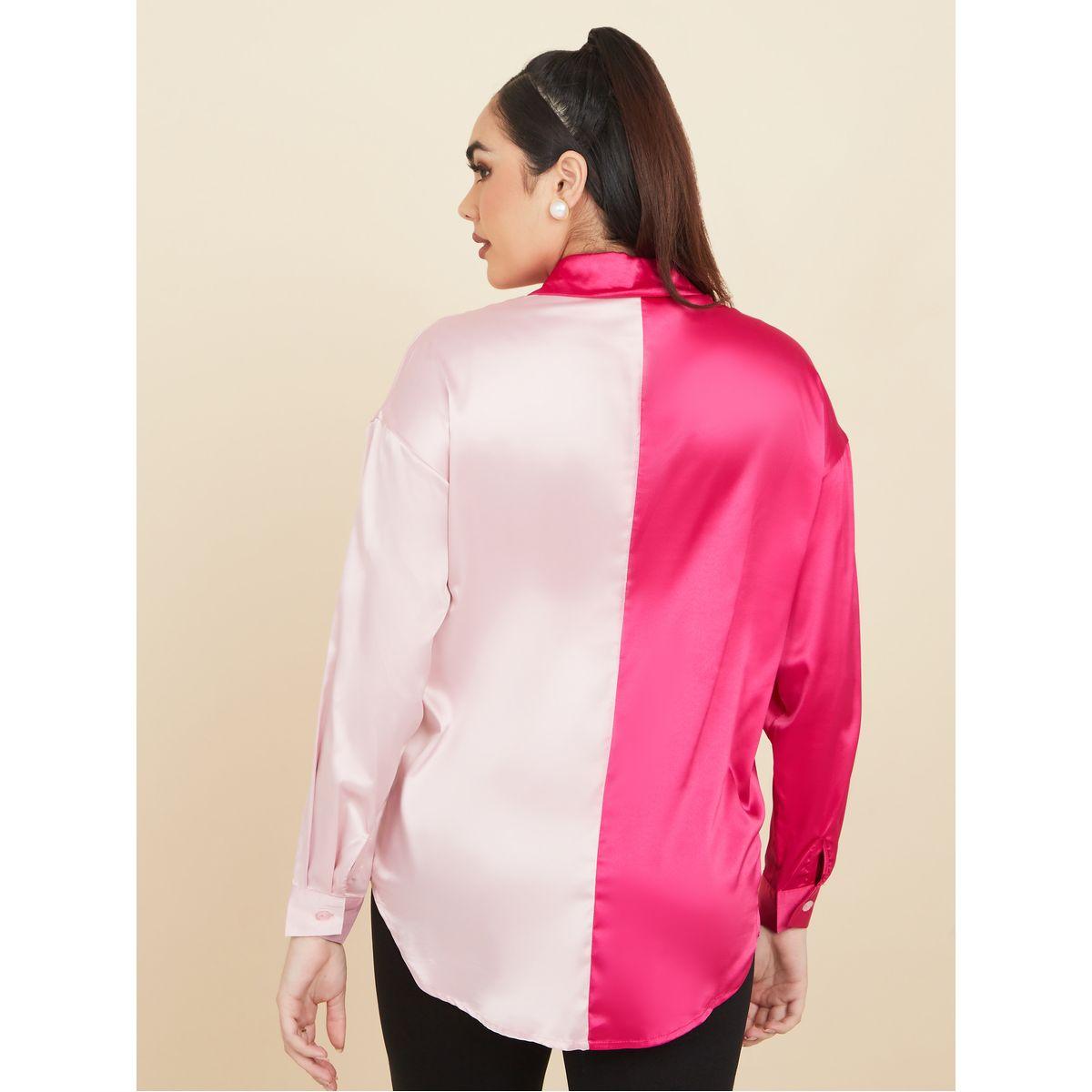 بلوزة ساتان بنمط كتل الالوان-women-clothing-shirtsandblouses-shirts-image-5