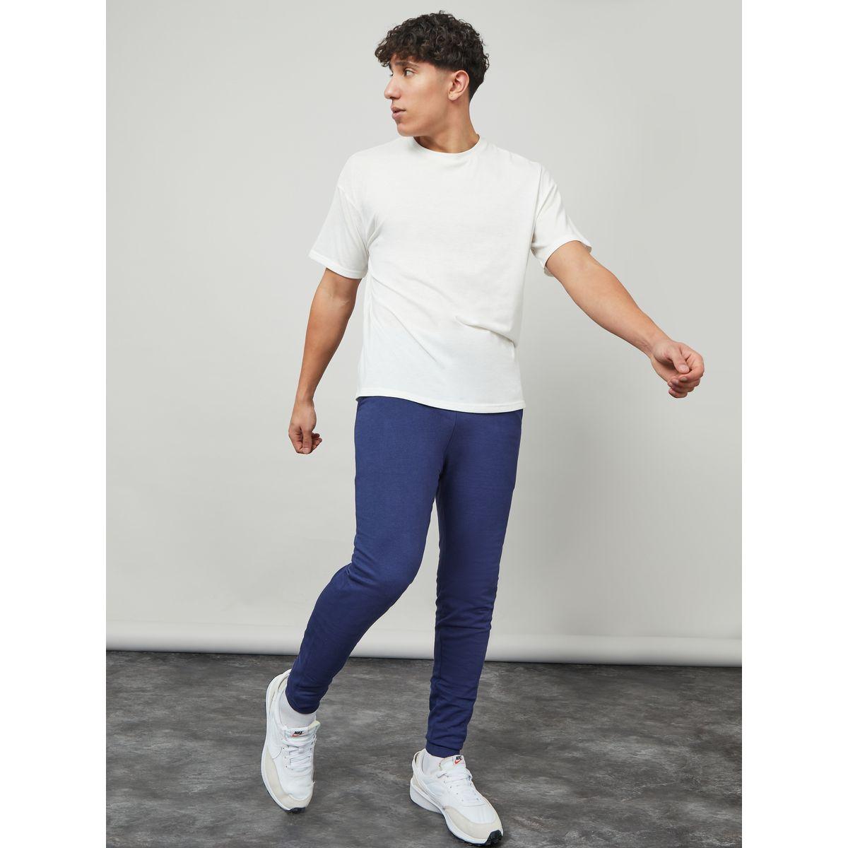 Styli Basic Skinny Fit Joggers with Rib Cuff Detail-men-clothing-bottoms-joggers-image-2