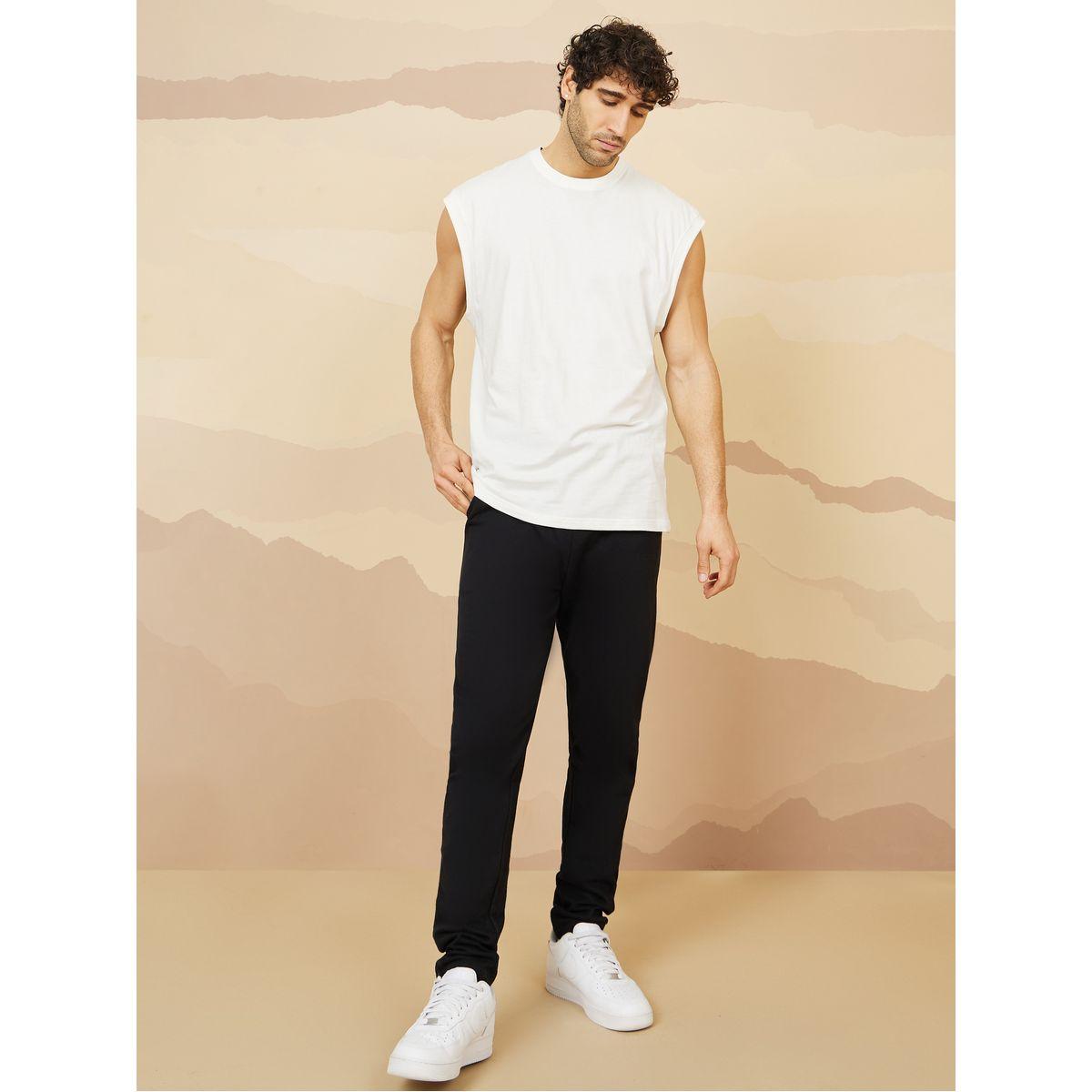 Styli Straight Fit Joggers With Drawstring & Pockets-men-clothing-bottoms-joggers-image-2