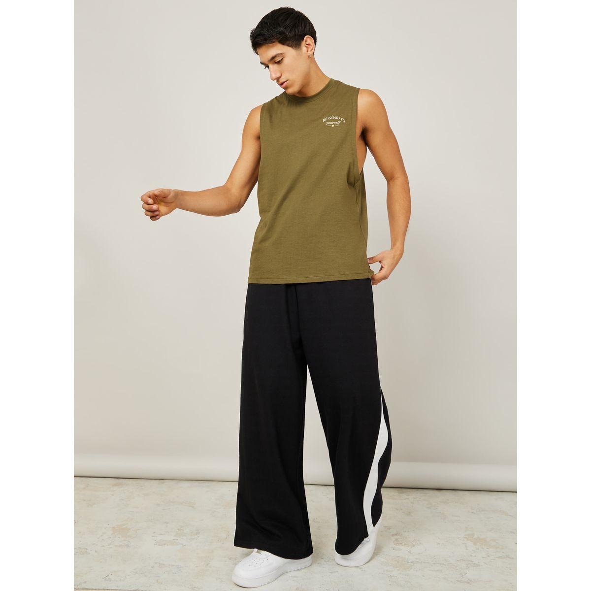 Styli Extra Wide Leg Jogger with Contrast Stripe Detail-men-clothing-bottoms-joggers-image-2